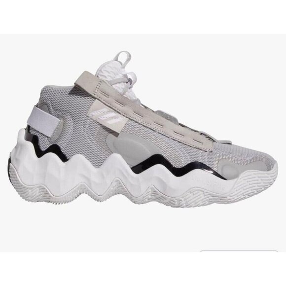 NEW! ADIDAS EXHIBIT B MID TOP BASKETBALL SHOES GREY Women's SZ 5.5, 7.5 - Picture 2 of 14